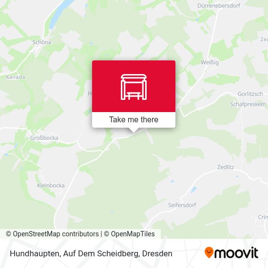 Карта Hundhaupten, Auf Dem Scheidberg