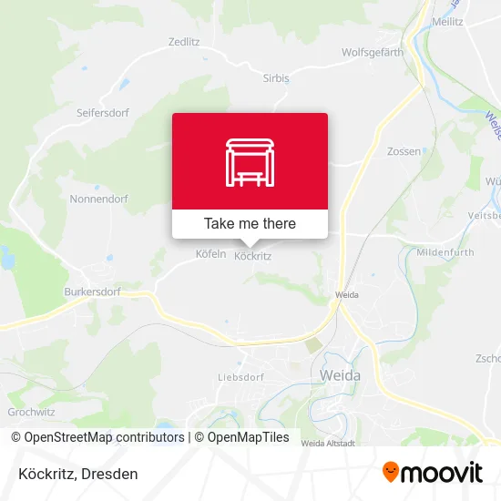 Карта Köckritz