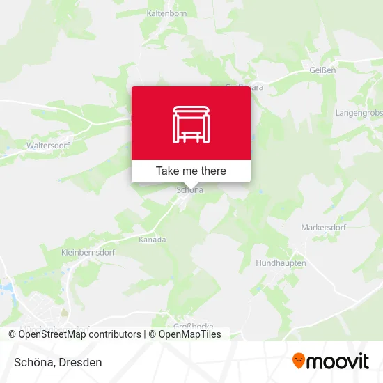Карта Schöna