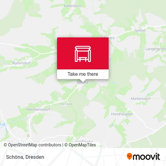 Карта Schöna