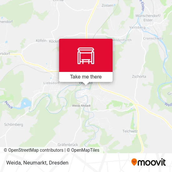 Карта Weida, Neumarkt