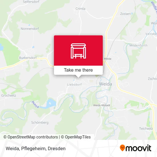 Карта Weida, Pflegeheim