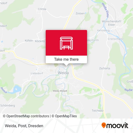 Карта Weida, Post