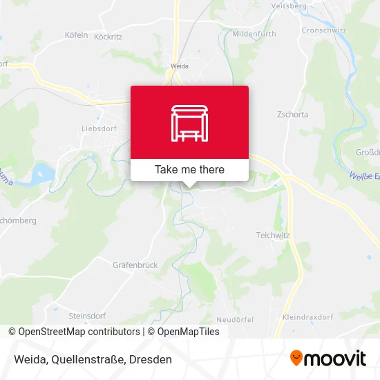 Карта Weida, Quellenstraße