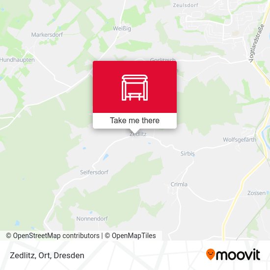 Карта Zedlitz, Ort