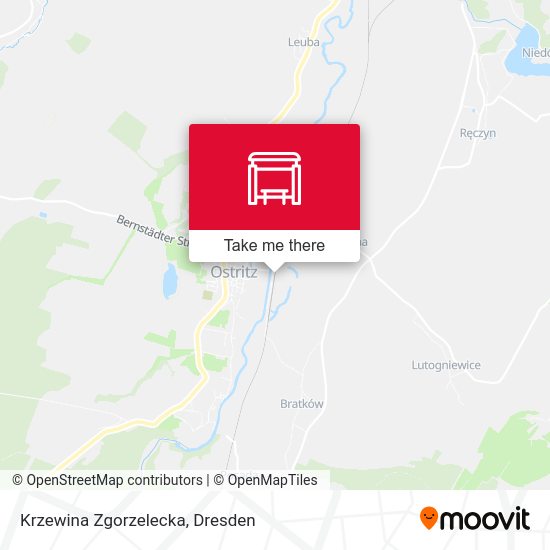 Карта Krzewina Zgorzelecka