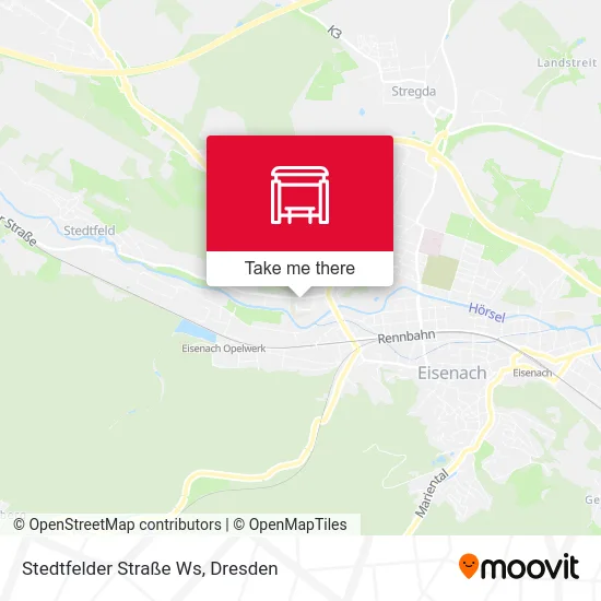 Карта Stedtfelder Straße Ws