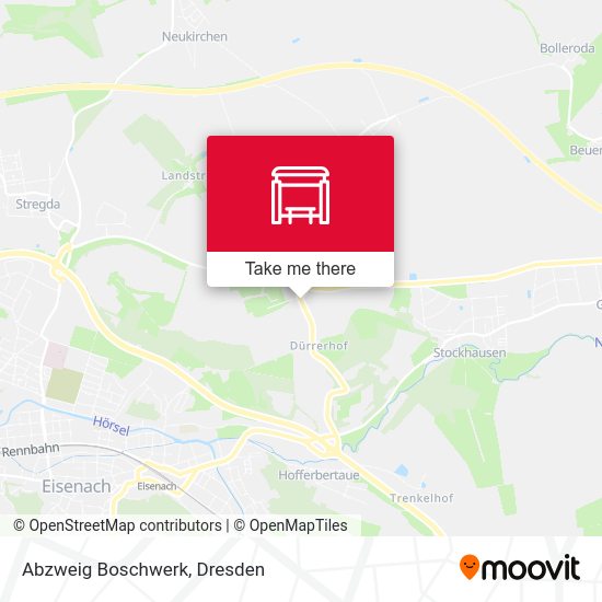 Карта Abzweig Boschwerk