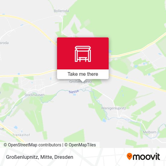 Карта Großenlupnitz, Mitte