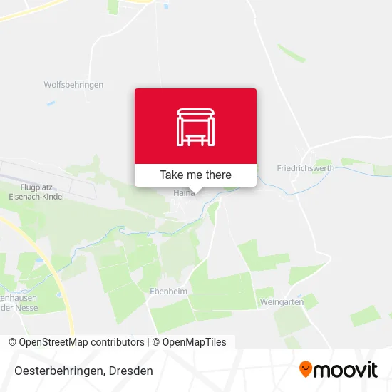 Карта Oesterbehringen