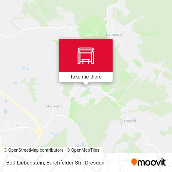 Карта Bad Liebenstein, Barchfelder Str.