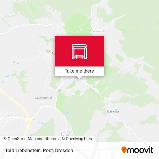 Карта Bad Liebenstein, Post
