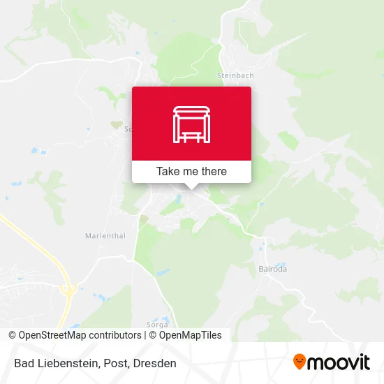Карта Bad Liebenstein, Post