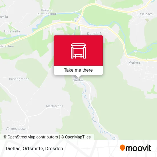Карта Dietlas, Ortsmitte