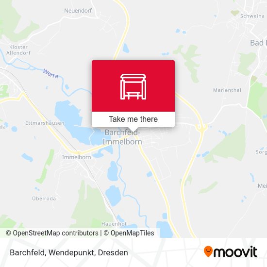 Карта Barchfeld, Wendepunkt