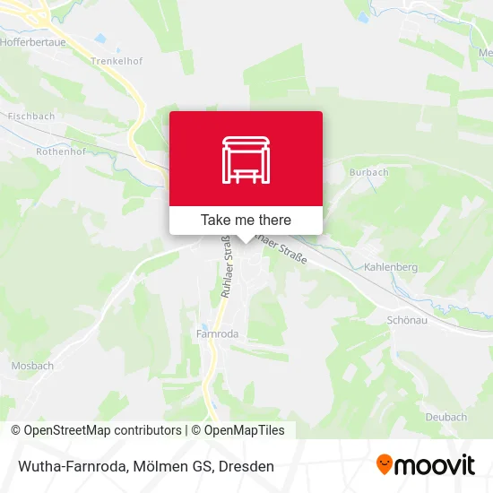 Карта Wutha-Farnroda, Mölmen GS