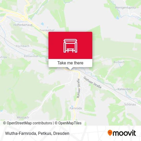 Карта Wutha-Farnroda, Petkus