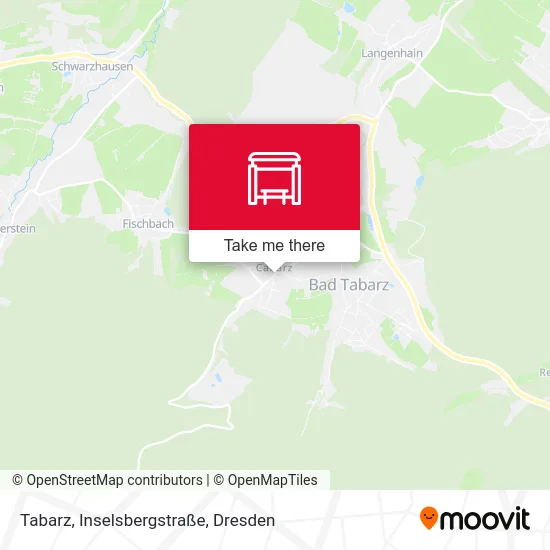 Карта Tabarz, Inselsbergstraße