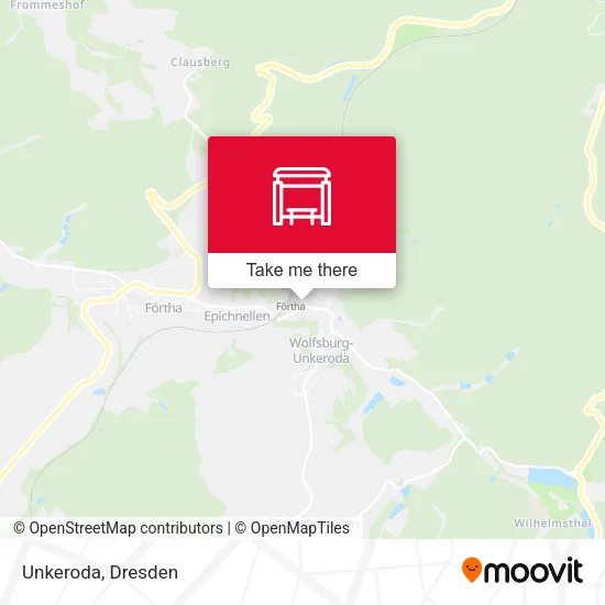 Карта Unkeroda