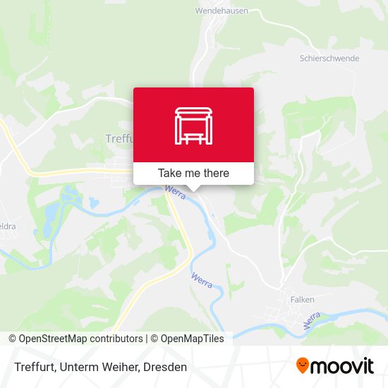 Карта Treffurt, Unterm Weiher