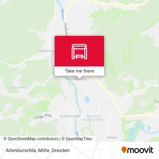 Altenburschla, Mitte map