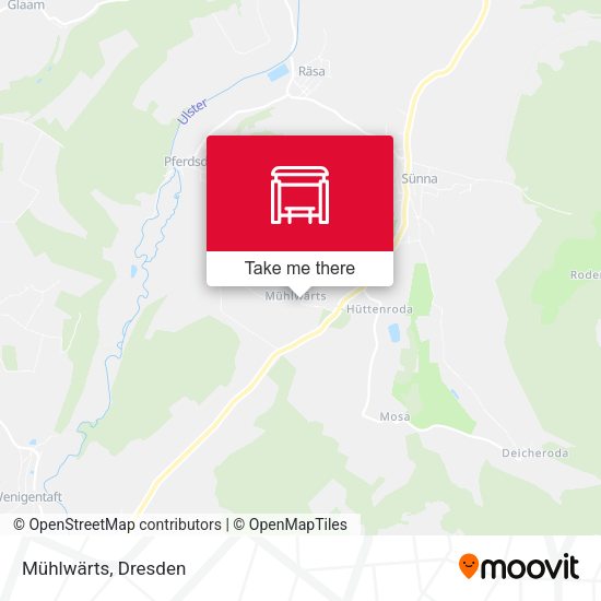Карта Mühlwärts