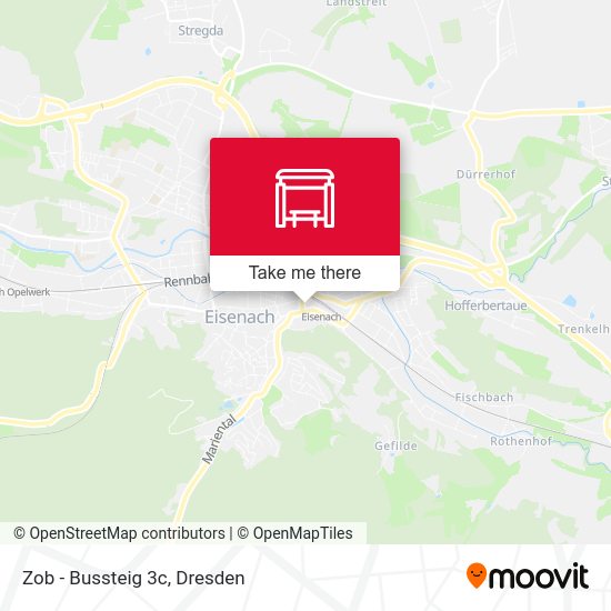 Карта Zob - Bussteig 3c