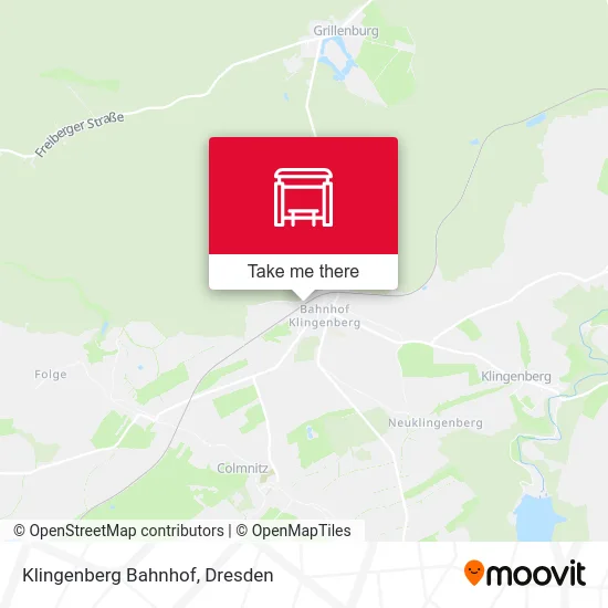 Карта Klingenberg Bahnhof