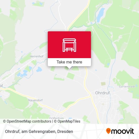 Карта Ohrdruf, am Gehrengraben