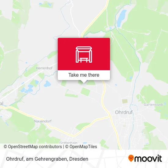 Карта Ohrdruf, am Gehrengraben