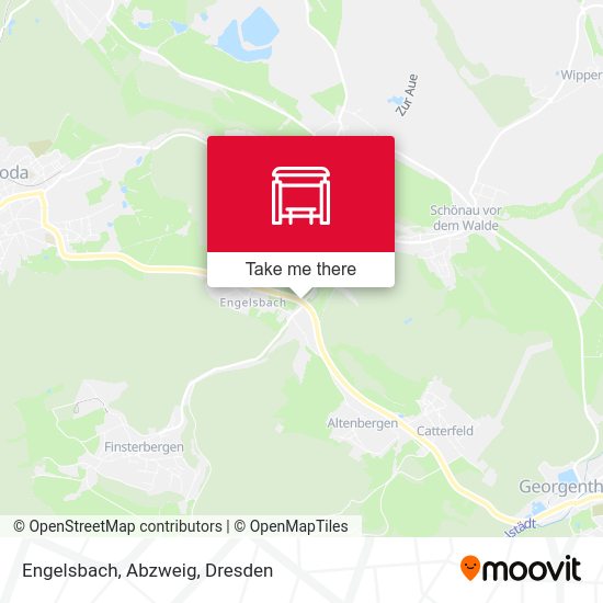 Карта Engelsbach, Abzweig
