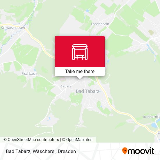 Карта Bad Tabarz, Wäscherei