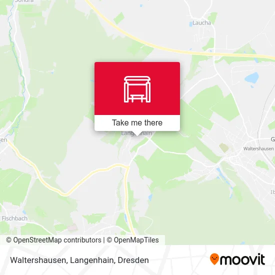 Карта Waltershausen, Langenhain