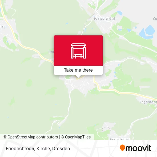 Friedrichroda, Kirche map