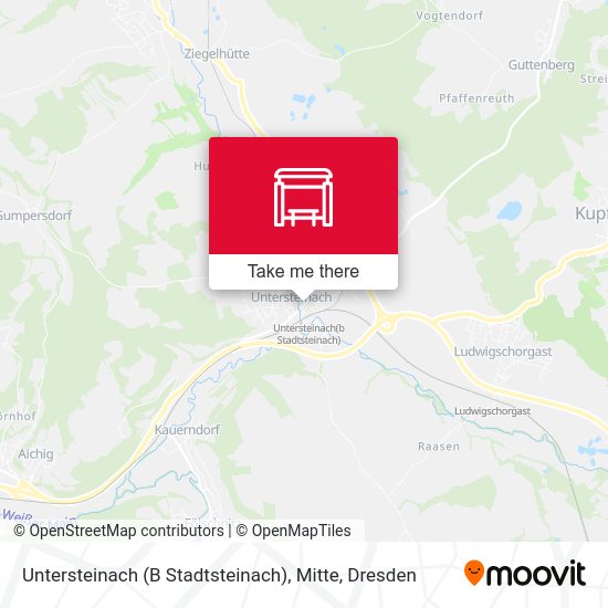Карта Untersteinach (B Stadtsteinach), Mitte