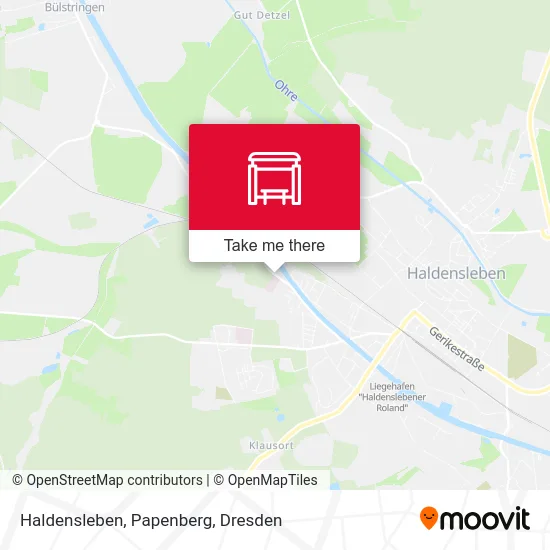 Карта Haldensleben, Papenberg