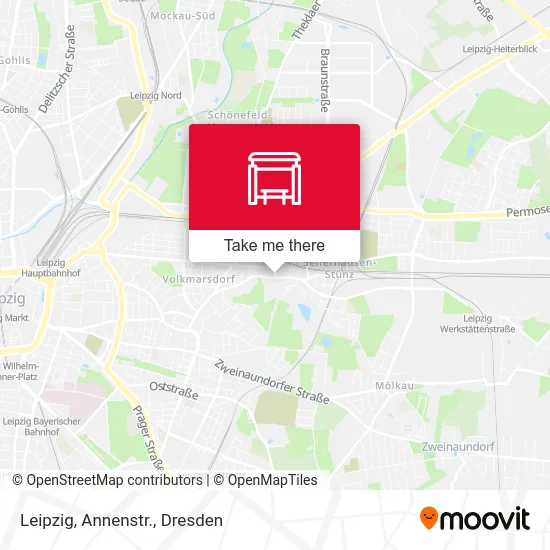 Карта Leipzig, Annenstr.
