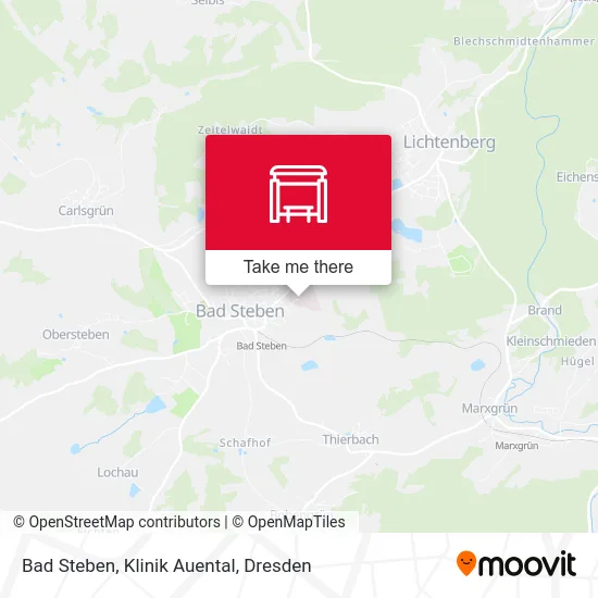 Карта Bad Steben, Klinik Auental