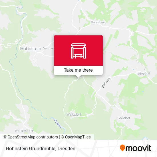 Карта Hohnstein Grundmühle