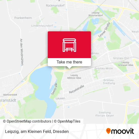 Карта Leipzig, am Kleinen Feld