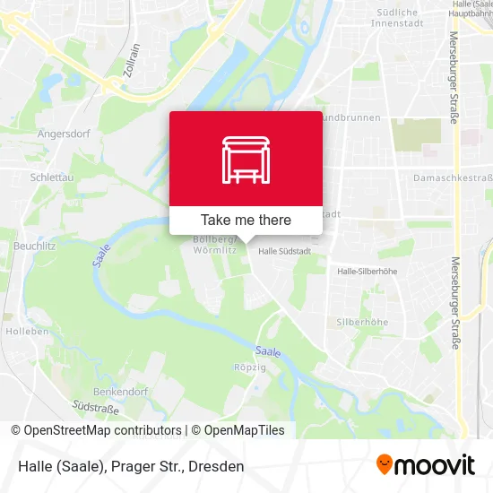 Карта Halle (Saale), Prager Str.