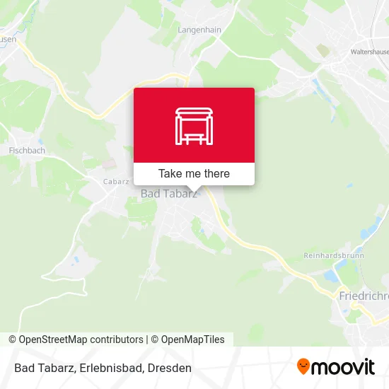 Карта Bad Tabarz, Erlebnisbad