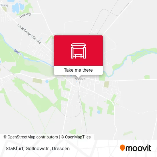 Карта Staßfurt, Gollnowstr.