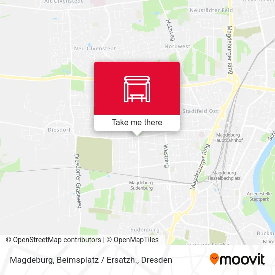 Карта Magdeburg, Beimsplatz / Ersatzh.