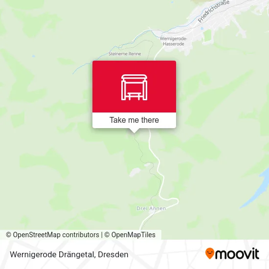 Карта Wernigerode Drängetal