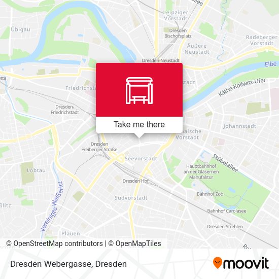 Карта Dresden Webergasse