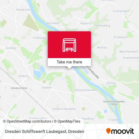 Карта Dresden Schiffswerft Laubegast