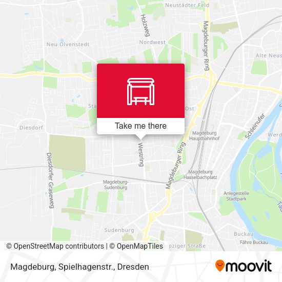 Карта Magdeburg, Spielhagenstr.