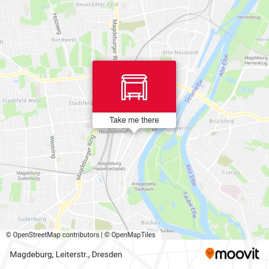 Карта Magdeburg, Leiterstr.