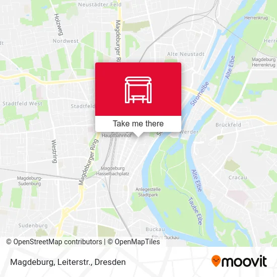 Карта Magdeburg, Leiterstr.